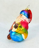 Christopher Radko Peace Out Santa Ornament