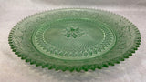 Indiana Glass Tiara Green Platter