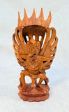 Hand-Carved Garuda Wood Statue