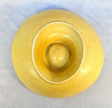 Treasure Craft Pottery Mexican Sombrero Chips and Salsa Dish