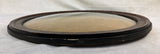 Antique Rosewood Oval Picture Frame with Convex Glass