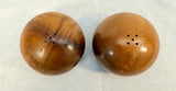 Pair of Wood Salt and Pepper Shakers