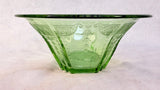 Anchor Hocking Princess Bowl Green Uranium Glass