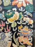 Framed Chinese Rank Badge Embroidery No. 1