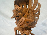 Hand-Carved Garuda Wood Statue