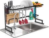 Sorbus Over-the-Sink 34" Dish Drying Rack, Black - Brand New!