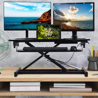 Factory Direct Adjustable 2-Tier Standing Desk - Black, Model JY-SD8060 - Brand New!