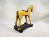 Vintage Rustic Pony Wheeled Toy