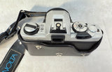 Minolta XG-A 35mm SLR Camera with Leather Case and Strap