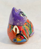 Hand-Painted Mexican Talavera Cat