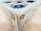 Delft Williamsburg Restoration Flower Frog Vase