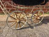 Vintage Wicker Doll Stroller with Madame Alexander Doll
