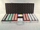 Texas Hold 'Em 500 - Count Poker Chip and Card Set