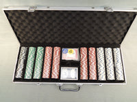 Texas Hold 'Em 500 - Count Poker Chip and Card Set