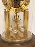 Vintage Elgin German S. Haller Anniversary Glass Dome Clock
