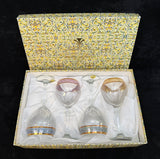 Cristalleria Fratelli Fumo Wine Glasses - Set of 4 - Brand New