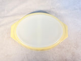 Pyrex 110 1.5 Quart Divided Dish Dandelion Duet