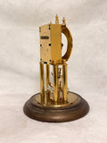 Vintage Elgin German S. Haller Anniversary Glass Dome Clock