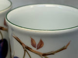 Set of Two Royal Worcester Evesham Vale Coffee Cups