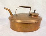Antique Oval Copper Kettle