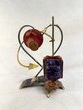 Gary Rosenthal Metal Sculpture with Heart and Dreidel