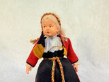 Vintage Norwegian 9" Folk Doll