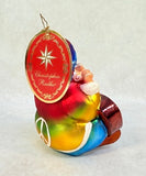Christopher Radko Peace Out Santa Ornament