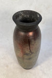 Silver Gray Raku Vase