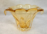 Murano Style Teleflora Amber Vase