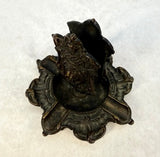 Vintage Cigar Ashtray with Match Holder
