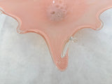 Pink Murano Cased Glass Bowl