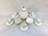 Aynsley Golden Crocus Bone China Tes Set for 5