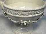 Vintage Imperial Porcelain Footed Compote Dish with Lid