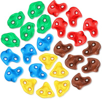 TopNew 25-Piece Rock Climbing Holds with Installation Hardware - Like New!