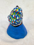 Folk Art Bust by Haitian Artist Louisiane Saint Fleurent