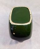 Large Fiesta Ware Disk Pitcher in Dark Green