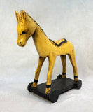 Vintage Rustic Pony Wheeled Toy
