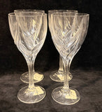 Set of 4 Lenox Debut Lead Crystal Goblets - Brand New!