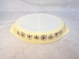 Pyrex 110 1.5 Quart Divided Dish Dandelion Duet