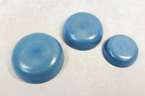 Vintage Bridge Club Blue Glass Nut Dishes
