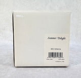 Lenox Summer Delight Art Glass Peach - Brand New!