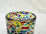 Pair of Mexican Confetti Glass Tumblers