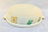 Large Glazed Stoneware Casserole Dish
