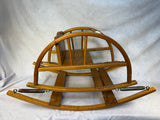Vintage Teetertot Toddler Ricking Chair by Delphos Bending Co.