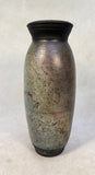 Silver Gray Raku Vase