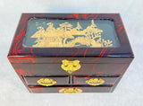 Chinese Lacquer Jewelry Box
