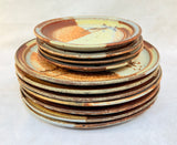 Handthrown Stoneware Pottery Plates