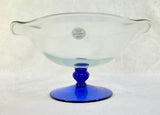 Princess House Crystal Footed Compote - Brand New!