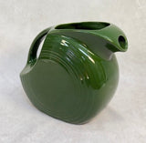 Large Fiesta Ware Disk Pitcher in Dark Green