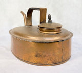 Antique Oval Copper Kettle